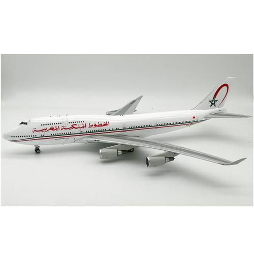 مجسم الخطوط المغربية B747-400 مقاس 1:200 حديد