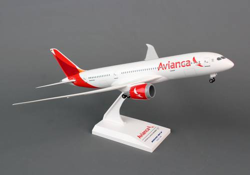 مجسم طيران أفيانكا B787-8 مقاس 1:200 بلاستيك صلب