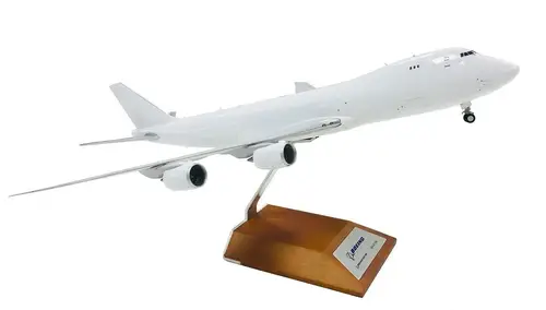 Blank Boeing 747-8F 1:200 Scale Diecast Model by JC Wings
