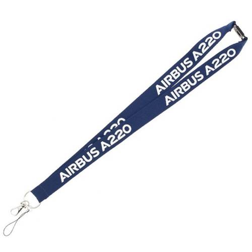 حامل البطاقة شعار طائرة A220 بوليستر من Airbus