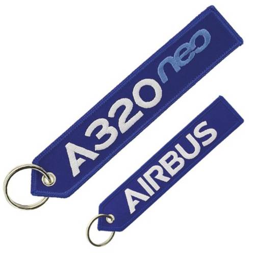 ميدالية مفاتيح طائرة A320neo طول 16 سم من Airbus