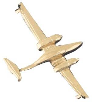 DA42 Pin Badge Gold Plated