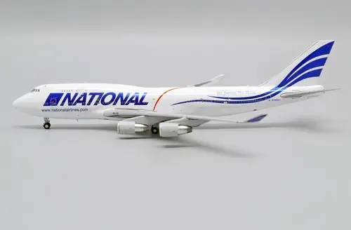 National Cargo Boeing 747-400BCF 1:400 Scale Diecast Model by JC Wings [N756CA]