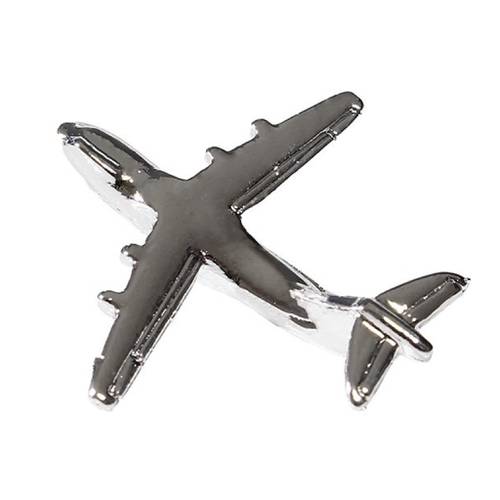 شارة دبوس (بروش) شكل طائرة A400M طول 2.5 سم فضي
