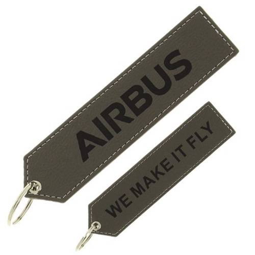 ميدالية مفاتيح WE MAKE IT FLY جلد مقوى من Airbus