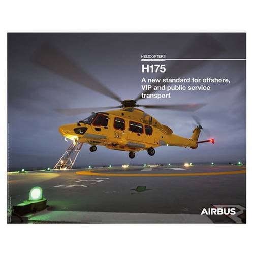 ملصق (بوستر) مروحية H175 مقاس 40x50 سم من Airbus