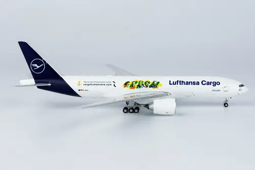 Lufthansa Cargo Boeing 777F 1:400 Scale Diecast Model by NG Models [D-ALFI]