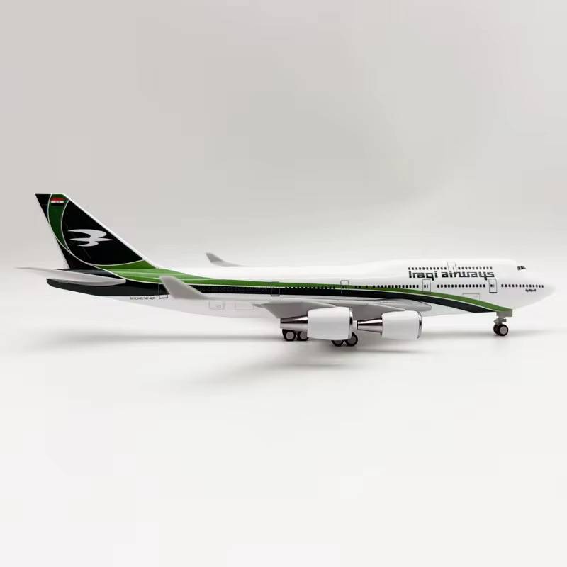 Iraqi Airways Boeing 747-400 1:220 Scale Resin Model 30 cm Length