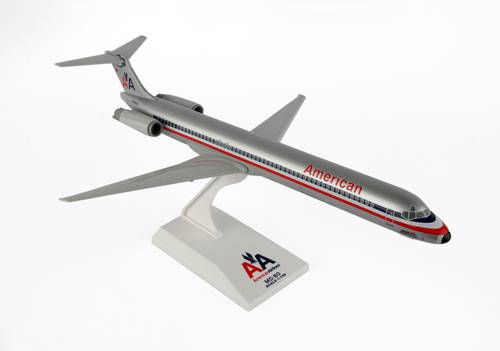 مجسم الخطوط الأمريكية MD-80 مقاس 1:150 بلاستيك صلب