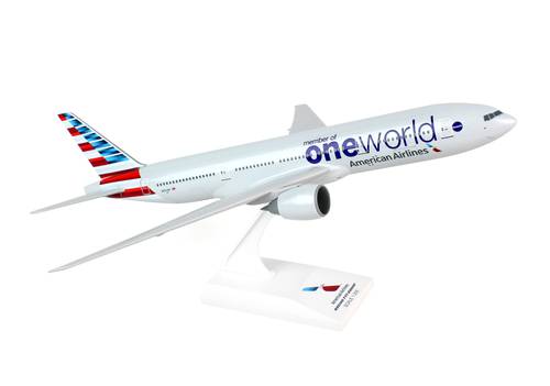 مجسم الأمريكية B777-200ER مقاس 1:200 بلاستيك صلب OneWorld