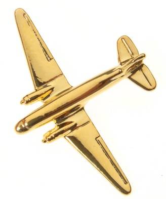 DC-3 Pin Badge Gold Plated