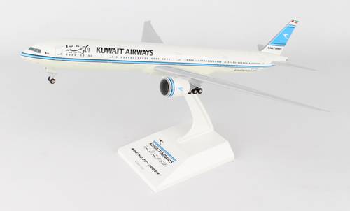 مجسم الكويتية B777-300ER مقاس 1:200 بلاستيك صلب