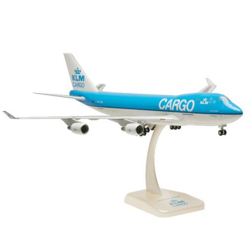 مجسم طيران KLM للشحن B747-400ERF مقاس 1:200 بلاستيك صلب