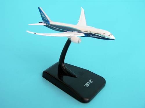 مجسم بوينغ B787-8 مقاس 1:1000 حديد + قاعدة