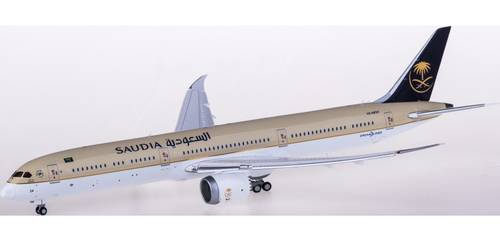 Saudia Boeing 787-10 Old Livery 1:400 Scale Diecast Model by JC Wings [HZ-AR24] Flaps Down