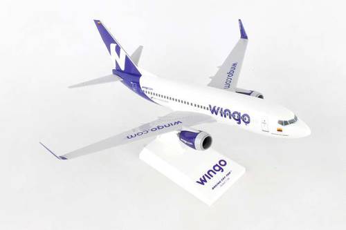 مجسم طيران Wingo ط B737-700 مقاس 1:130 بلاستيك صلب