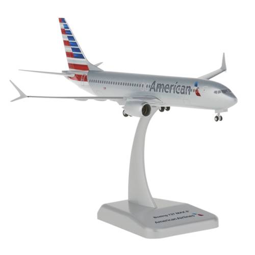 مجسم الخطوط الأمريكيةB737-8MAXمقاس1:200بلاستيك صلب