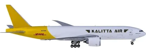 Kalitta Air DHL Boeing 777-200LRF 1:400 Scale Diecast Model by Phoenix [N772CK]