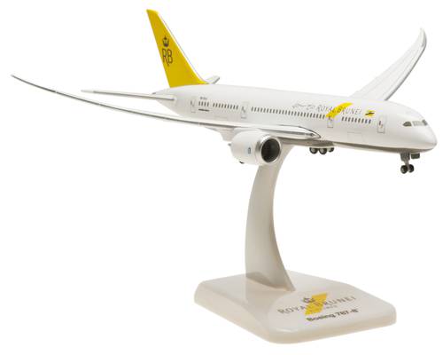 مجسم خطوط بروناي B787-8 مقاس 1:400 حديد + قاعدة