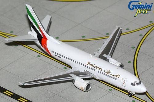 Emirates Boeing 737-300 1:400 Scale Diecast Model by GeminiJets [AP-BCD]