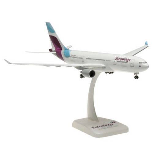 مجسم طيران Eurowings ط A330-200 مقاس 1:200 بلاستيك صلب