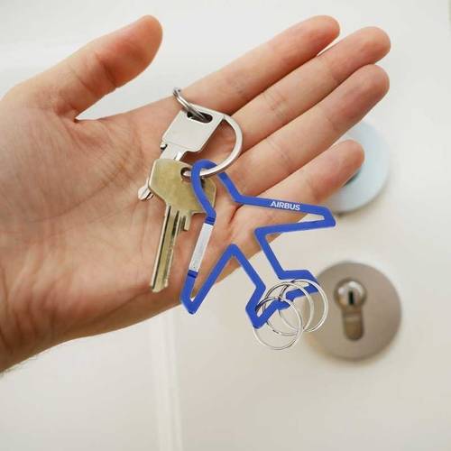 Aircraft Shape Carabiner (Keyring) from Airbus