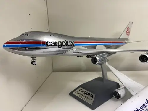 Cargolux Boeing 747-200F 1:200 Scale Diecast Model by InFlight200 [LX-DCV]