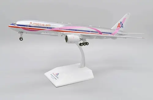 مجسم طائرة الخطوط الأمريكية B777-200ER مقاس 1:200 صبغة 
