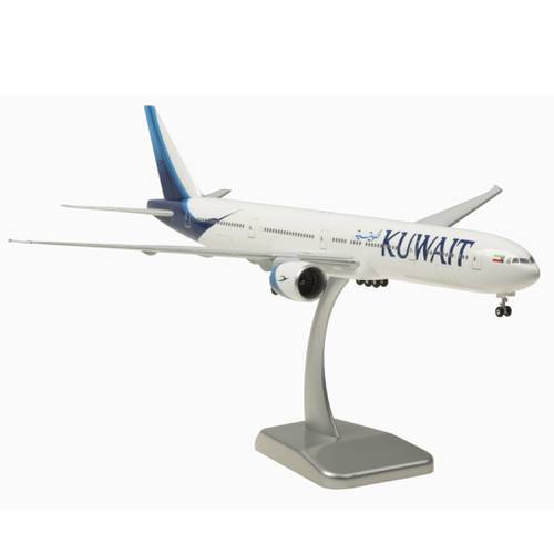 مجسم الخطوط الكويتية B777-300ER مقاس 1:200 من Hogan Wings تسجيل [9K-AOC]