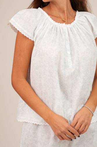بيجاما قطن من مجموعة (Blue Toile)