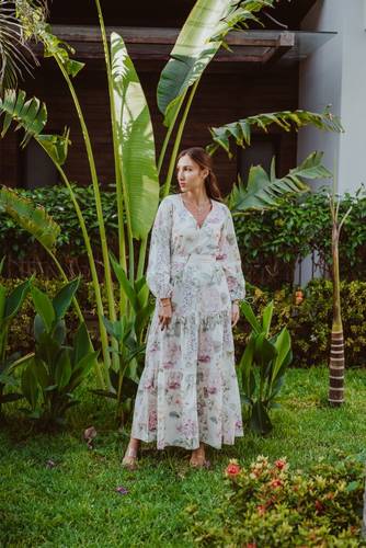 floral collection dress in cotton 
