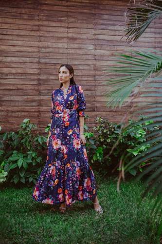 floral collection dress in cotton 