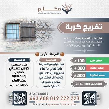 تفريج كربة  - المرحلة الاولى