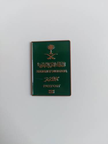 Saudi Passport Metal Sticker