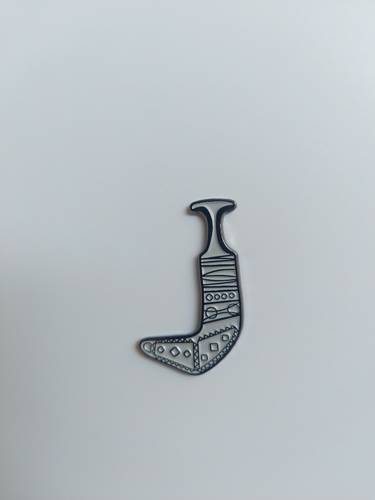 Khenjar Metal Sticker