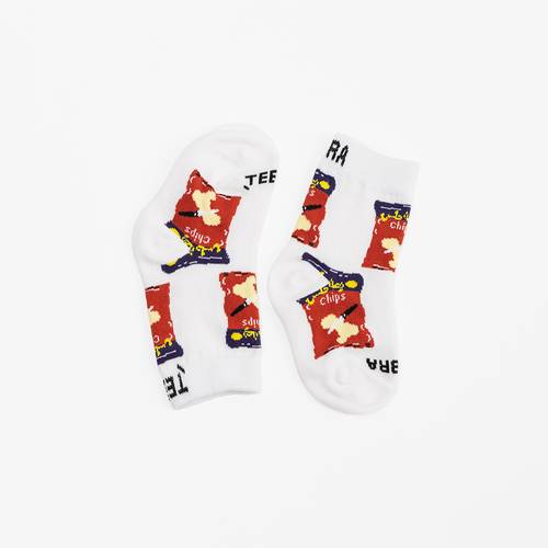 Kids Chips Oman White Socks