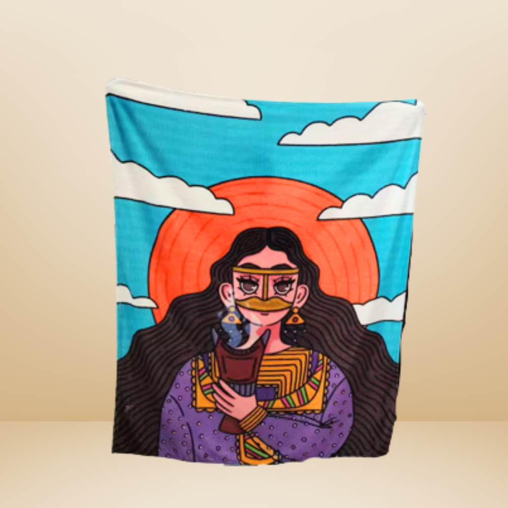 Palm Lady Blanket