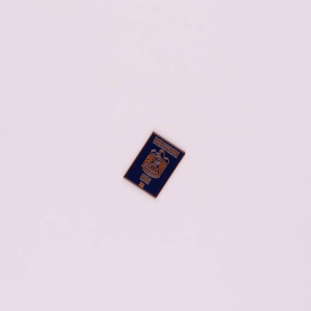 UAE Passport Metal Sticker