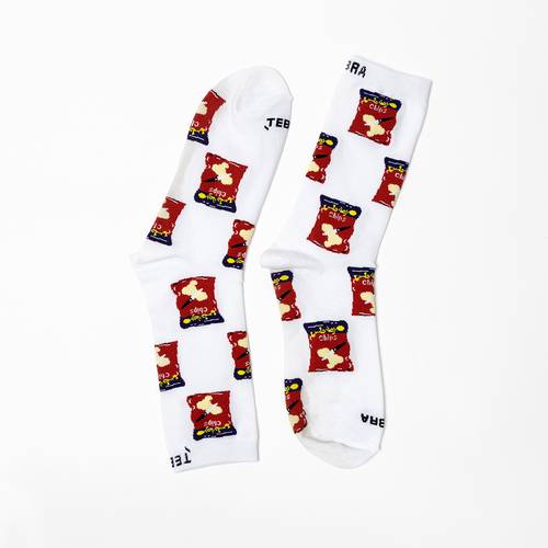 Chips Oman White Long Socks