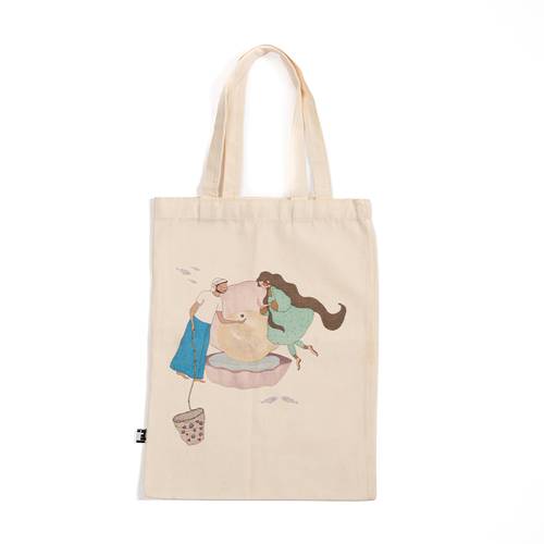 love pearl tote bag