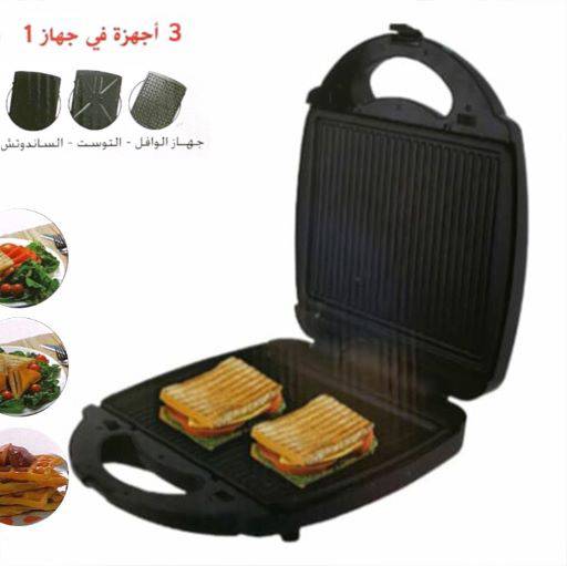 سخان سندويس وتوست  مع وافل 3*1 كبير