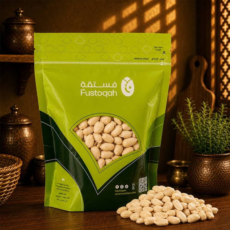 فول سوداني بدون قشر طبيعي (ني) - 500 جرام