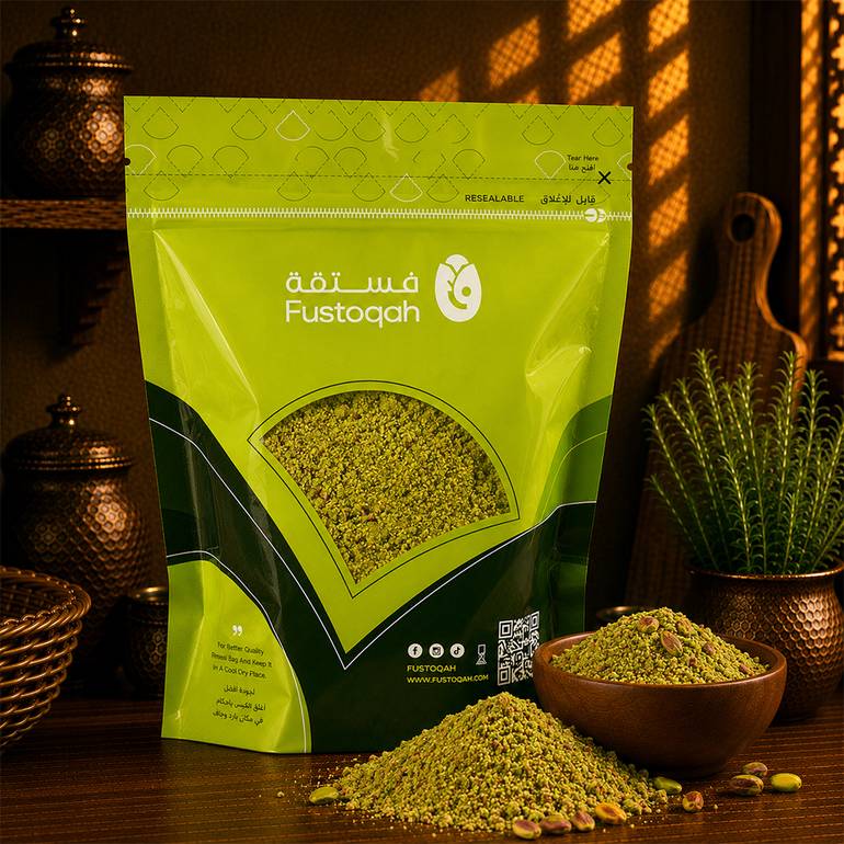 فستق مطحون (طبيعي بدون ألوان صناعية) - 130 جرام