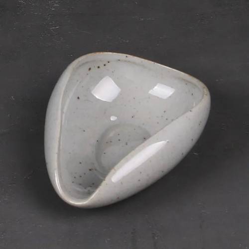 COFFEE BOWL CERAMIC CARVE GRAY