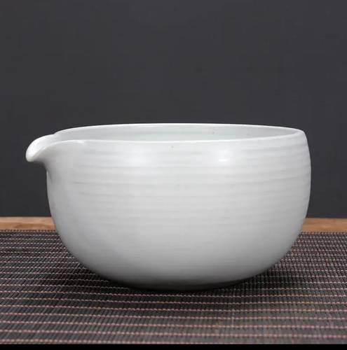MATCHA BOWL 525ML SPOTTED WHITE