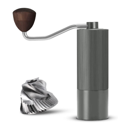 Steel Manual Coffee Grinder Silver
