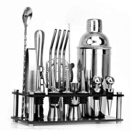 COCKTAIL SHAKER SET WITH BOSTON SHAKER