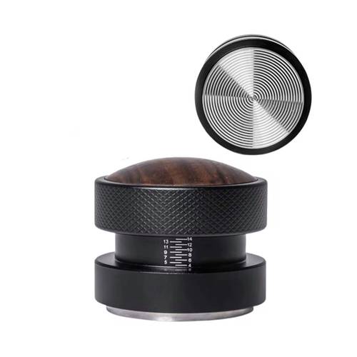 COFFEE TAMPER WITH WOOD 58.35 MM