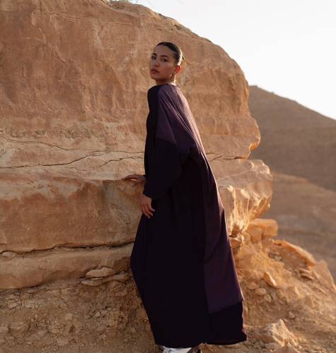 Glitter Chiffon in Purple