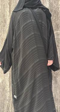 Metallic Silver Lines in Black